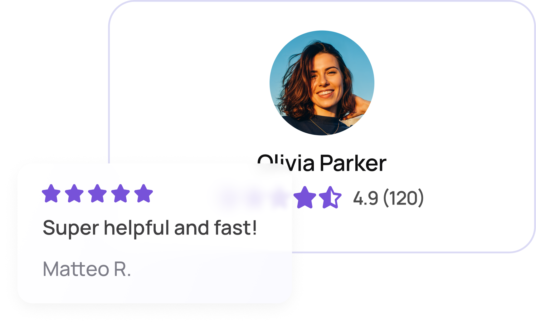 Ratings and reviews preview